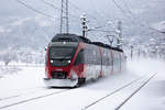 4024 019-4 als REX bei voller Fahrt in Haselstauden, Dornbirn.