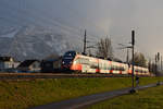 4024 019-4 im Abendlicht bei Dornbirn Haselstauden.