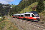 ÖBB 4024 032-6 als S3 bei der Talfahrt nach Kufstein.