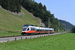 ÖBB 4024 115 als R 4476 (St.Michael  - Schladming) am 22.07.2022 zwischen Haus im Ennstal und Schladming.