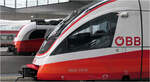 Auf Bahnfoto-Tour durch Wien - eine Chronologie (Do. 06. Feb. 09:17)

Kopfformvergleich des Talent und des Desiro ML. Der Talent wirkt dabei weit schnittiger, der Desiro ML wuchtiger. 

Hauptbahnhof Wien, 06.02.2025 (M)