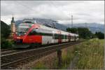 4024 087 fhrt bei Oberaudorf als RB 5112 von Innsbruck nach Rosenheim.