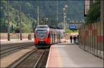 4024 073 steht als R 5108  Klangspuren Schwaz/Tirol   und wartet auf die Weiterfahrt nach Rosenheim.