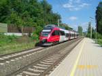 4024 111-9 fhrt am 12.08.08 als R 4285 von Friesach nach Villach Hbf in die Hst.