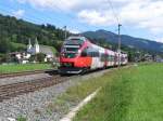 4024 070-7 mit R5264 Fieberbrunn-Wrgl Hbf bei Brixen im Thale am 24-8-2008.