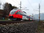 ET 4024 061 als Regio nach Telf-Pfaffenhofen bei Terfens-weer am 19.11.2008