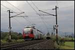 4024 074 der als R1 (RB 5116), Tefls-Pfaffenhofen - Rosenheim, unterwegs ist hat die Wettfahrt gewonnen.