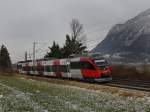 Der 4024 067 am 05.12.2009 unterwegs bei Niederaudorf.