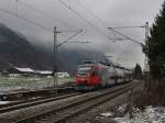 Der 4024 076 am 05.12.2009 unterwegs bei Niederaudorf.