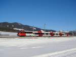 Regionalzug bei Kirchberg in Tirol.20.01.2010