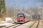 4024 066 am 23.01.10 bei der Einfahrt in Oberaudorf