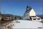 Bei diesem Bild mchte ich betonen das ich es nicht wegen des Triebwagens (4024 005) geschossen habe sonder wegen des Motivs, mit der Walburgakirche Kirche nahe St.Michael.