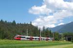 Ein Talent war am 6.Juni '10 in Fahrtrichtung Innsbruck bei Terfens unterwegs.