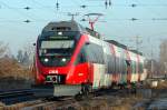 4024 00 am 4.12.2005 kurz vor der Einfahrt in die S-Bahnstation Atzgersdorf-Mauer