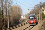 4024 127-5 ist im Einsatz auf der Franz-Josefs Bahn nach Tulln.