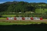 Ein unbekannter 4024 fhrt am 11.08.2008 als REX nach Selzthal, aufgenommen bei Wald am Schoberpass.