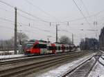 Der 4024 099 am 19.12.2009 bei der Einfahrt in Brixlegg.