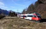 BB 4024 070-7 als S-Bahn Innsbruck S6 5015 Wrgl - Hochfilzen, KBS 201 Salzburg-Tiroler-Bahn Innsbruck - Saalfelden, fotografiert bei Pfaffenschwendt am 22.11.2011

