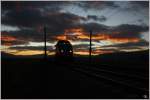 Im allerletzten Licht verschwand dieser 4024 in der Abenddmmerung.