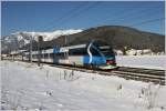 4024 120  S-Bahn Steiermark  war am 18.1.2012 als R 4473 von Bischofshofen nach St.