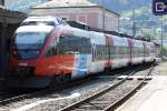 4024 040-0 bei der Ausfahrt aus dem Bahnhof Mrzzuschlag, aufgenommen am 19.Mai 2012.