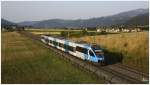 Rhapsody in Blue IX - 4024 120  S-Bahn Steiermark  fhrt als R 4221 von Bruck an der Mur nach Unzmarkt.