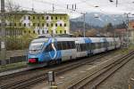 4024 120 fhrt am 12.11.2013 als REX 1704 in den Bahnhof Kapfenberg ein.