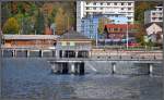 S1 Feldkirch - Lindau Hbf am Ufer des Bodensees bei Bregenz Hafen.