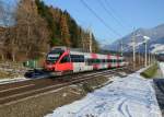 4024 081 nach Telfs-Pfaffenhofen am 01.12.2013 bei Terfens.