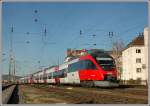 4024er Tandem als R 4023 bei der Ausfahrt aus dem Grazer Hauptbahnhof am 23.11.20006.