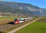 4024 082 nach Telfs-Pfaffenhofen am 17.11.2012 bei Schwaz.