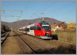 4024 038 als R 4021 von Bruck an der Mur nach Spielfeld-Stra am 24.11.2006 kurz vor Erreichen den Grazer Hauptbahnhofes.