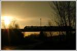 Sonnenaufgang in der Wiener Lobau.