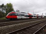 4024 024-4 S-Bahn Vorarlberg, anlässlich einer Leerfahrt, bei Redl-Zipf in Richtung Salzburg; 151015