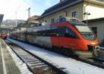 4024 123-4 als R 4858 (Spittal-Millstättersee - Lienz) am 5.1.2015 in Spittal-Millstättersee.