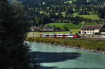 4024 118-4  LiteraTourZug  fährt als S1 4233 (Friesach - Lienz), aus der Haltestelle Berg im Drautal aus.