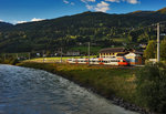 4024 112-7, hält als S1 4262 (Lienz - Villach Hbf), an der Haltestelle Berg im Drautal.