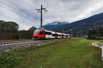 4024 116-8 fährt als S1 4244 (Lienz - Friesach) bei Berg im Drautal vorüber.