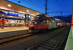 4024 113-5 wartet im Bahnhof Spittal-Millstättersee auf die Abfahrt als S1 4256 nach Freisach.