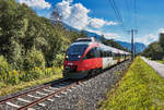 4024 097-0 fährt als S1 4219 (Friesach - Lienz) zwischen Nikolsdorf und Dölsach vorüber.