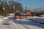 Ausfahrt für 4024 098-8 gen Österreich in Lindau.