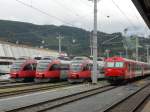 4024 086-3, 4024 136-6, 4024 061-6 und 80-73 047-7 am 11.Juni 2012 in Innsbruck