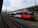 4024 115-0 als S1 4229 (Friesach - Spittal-Millstättersee) am 3.9.2015 in Villach Hbf.