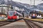 4024 125-9 hat als S1 4229 von Friesach seinen Endbahnhof Lienz erreicht.