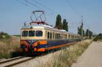 18.8.07 Eine Sonderfahrt nach Wolfsthal stand heute mit dem 4030 210 an. Die Fahrt ging von Wien Leopoldau ber die Stammstrecke und Rennweg auf die Pressburgerbahn nach Wolfsthal. Hier fhrt der 4030 210 gerade als R 16553 von Wien Leopoldau nach Wolfsthal.