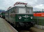 Die 4061 013 am 23.08.2008 in Wrgl Hbf anlsslich 150 Jahre Eisenbahnen in Tirol. 
