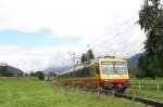 Den R8929 von Bludenz nach Schruns fhrt der NPZ ET10.107/ES10.207.