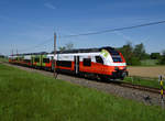 4746 549 CityJet eco als  S5 von Spielfeld-Straß nach Bad Radkersburg, kurz Diepersdorf (fotografiert am 07.05.2020)