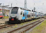 4746 803 als RE 63914(Sassnitz-Rostock)bei der Einfahrt im Rostocker Hbf.23.08.2024