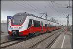 Cityjet 4758 005 als Probezug in Tallesbrunn am 14.01.2019.